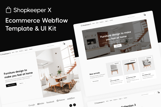 Shopkeeper X - Ecommerce Webflow Template & UI Kit | BRIX Templates ...
